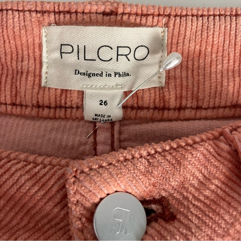 Anthropologie Pilcro The Kenna Heritage Mid-Rise Barrel Jeans corduroy material - Picture 5 of 8